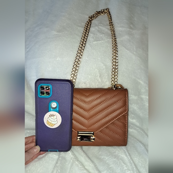 NWOT TRENDY STRUCTURED CROSSBODY - Picture 3 of 12